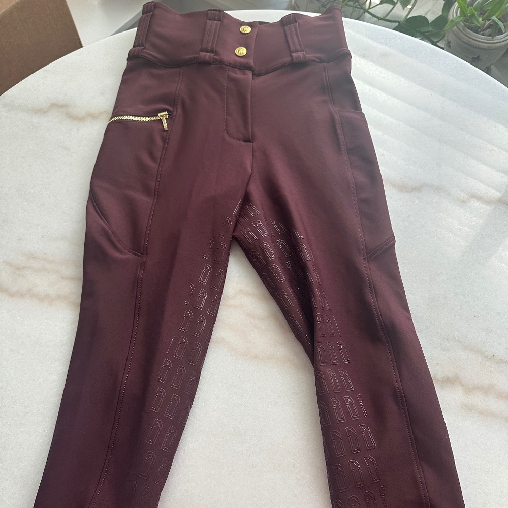 maroon riding breaches